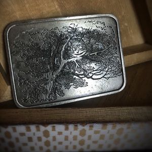 Vintage Cheshire Cat Buckle